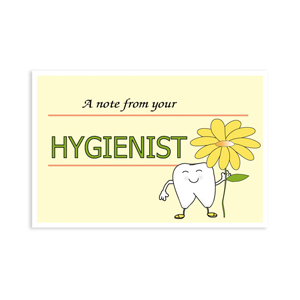 Hygienist Flower Postcard