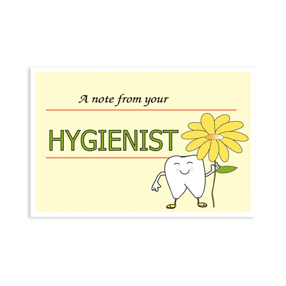 Hygienist Flower Note 4-Up