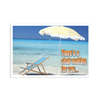 Beach Chair Postcard