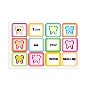 Tooth Boxes Postcard