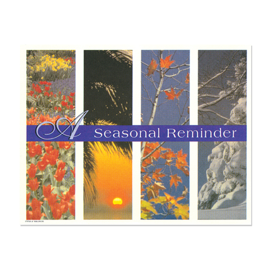 4 Seasons Postcard - Single image