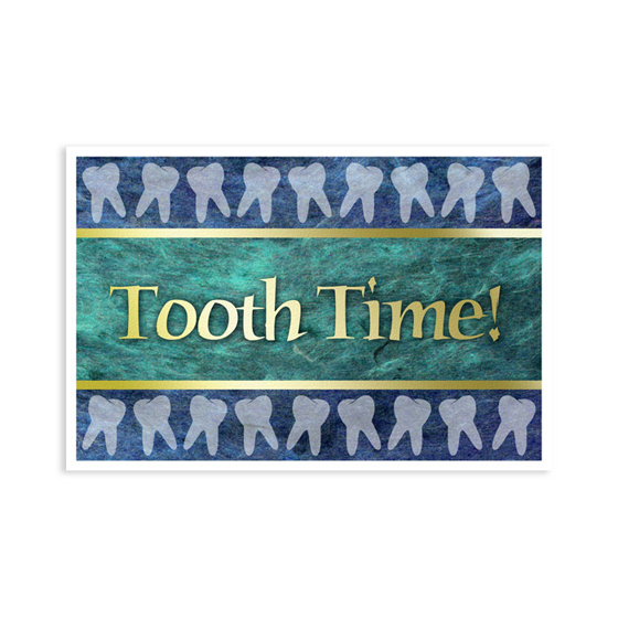 Tooth Time Postcard 4-Up