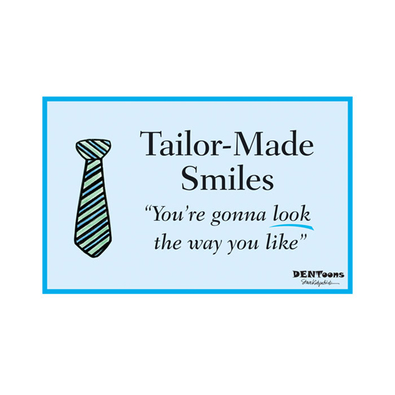 Tailor Made Smiles Postcard