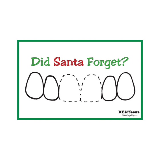 Did Santa Forget? Postcard