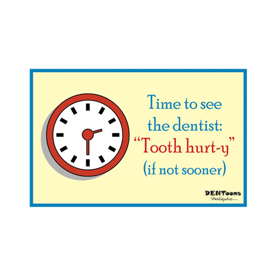 Tooth-Hurty Postcard