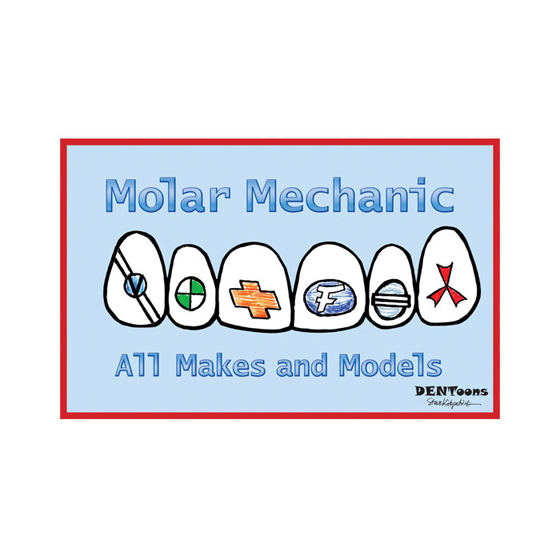 Molar Mechanic Postcard