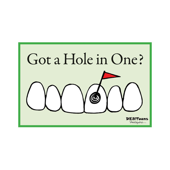 Hole in One Postcard