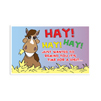 Hay Hay Postcard