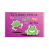 Hopping Frogs Postcard