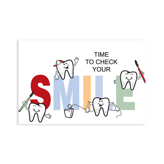 Time To Smile Postcard