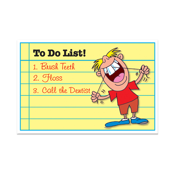 TO DO LIST POSTCARD