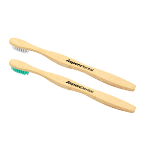 Custom Flat Wave Bamboo Toothbrushes