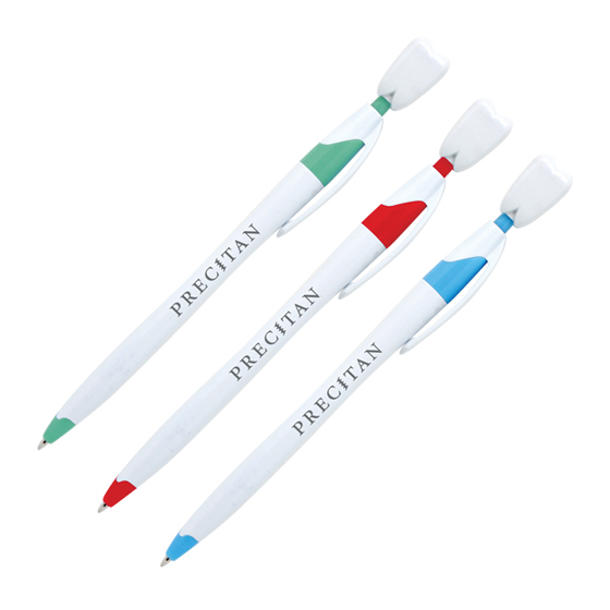 Imprinted Tooth Pen Assortment