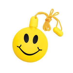 3" Smile Bubbles Yellow Necklace