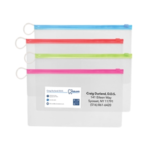 Large Imprinted Pouch - Assorted Colors