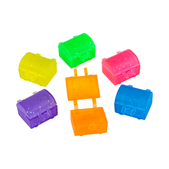 1" Glitter Tooth Saver Chests-Assorted