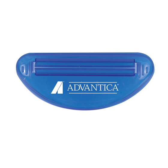Imprinted Blue Tube Squeezer