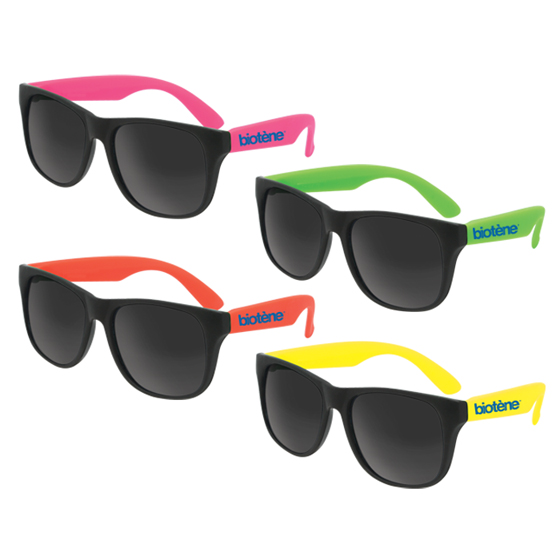 Imprinted Kids Sunglasses - Neon Assortment