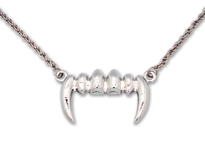 Fang Teeth Bling Necklace
