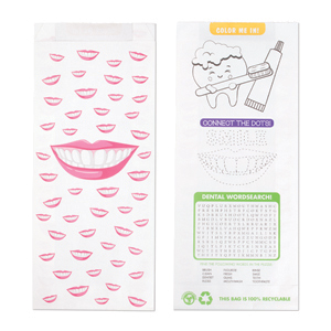 Big Smile design paper pharmacy bag
