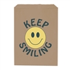 Keep Smiling Brown Paper Bags