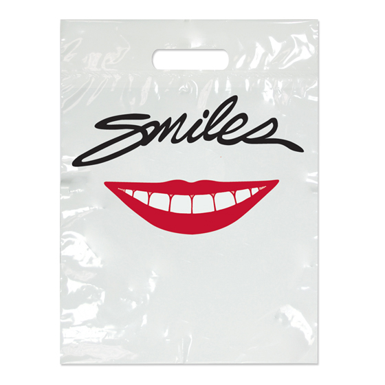 Small Smiles Red Lips Bag