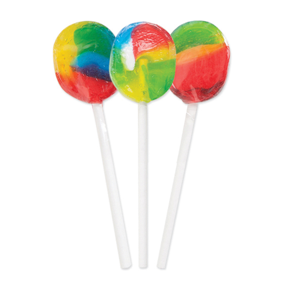 Sugar-free Rainbow Lollipops (170)