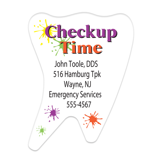 Checkup Time Tooth Magnet