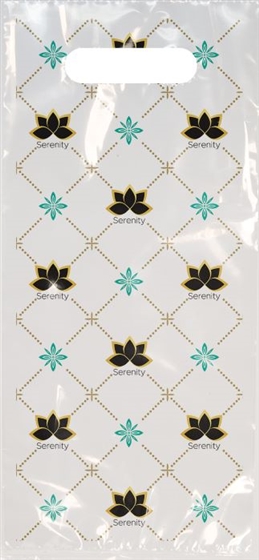 6" x 13" Pharmacy Style Fully Custom Clear Scatter Bags