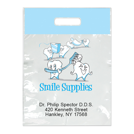 Imprinted Small Tooth Supplies Bag