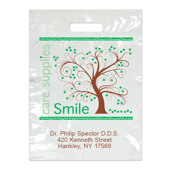 Imprinted Small Tree Smiles Bag